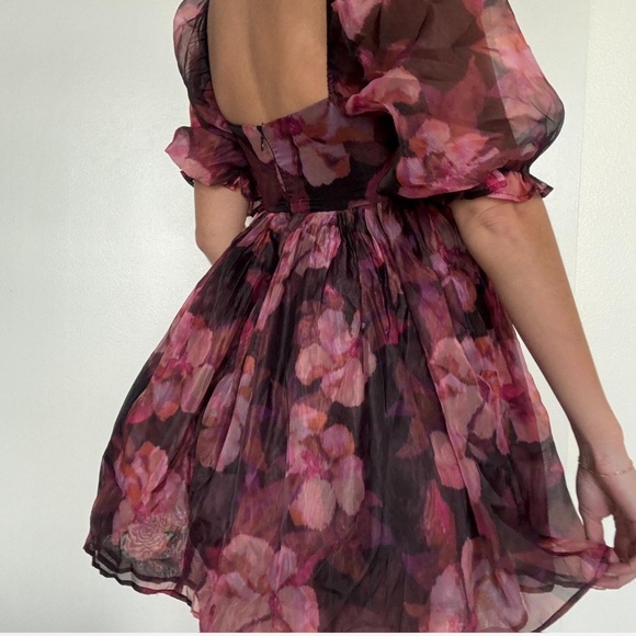 Floral mini dress - Picture 2 of 5